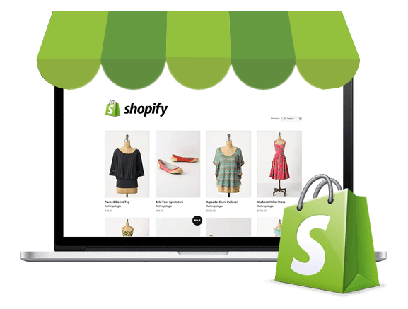 Shopify store